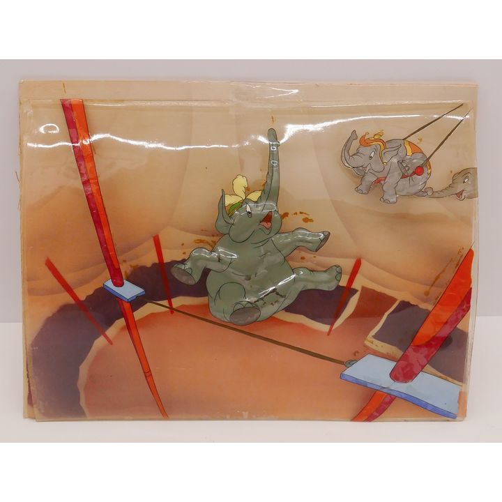 Original Disney Dumbo Animation Cel - AS IS- unframed 9x12''