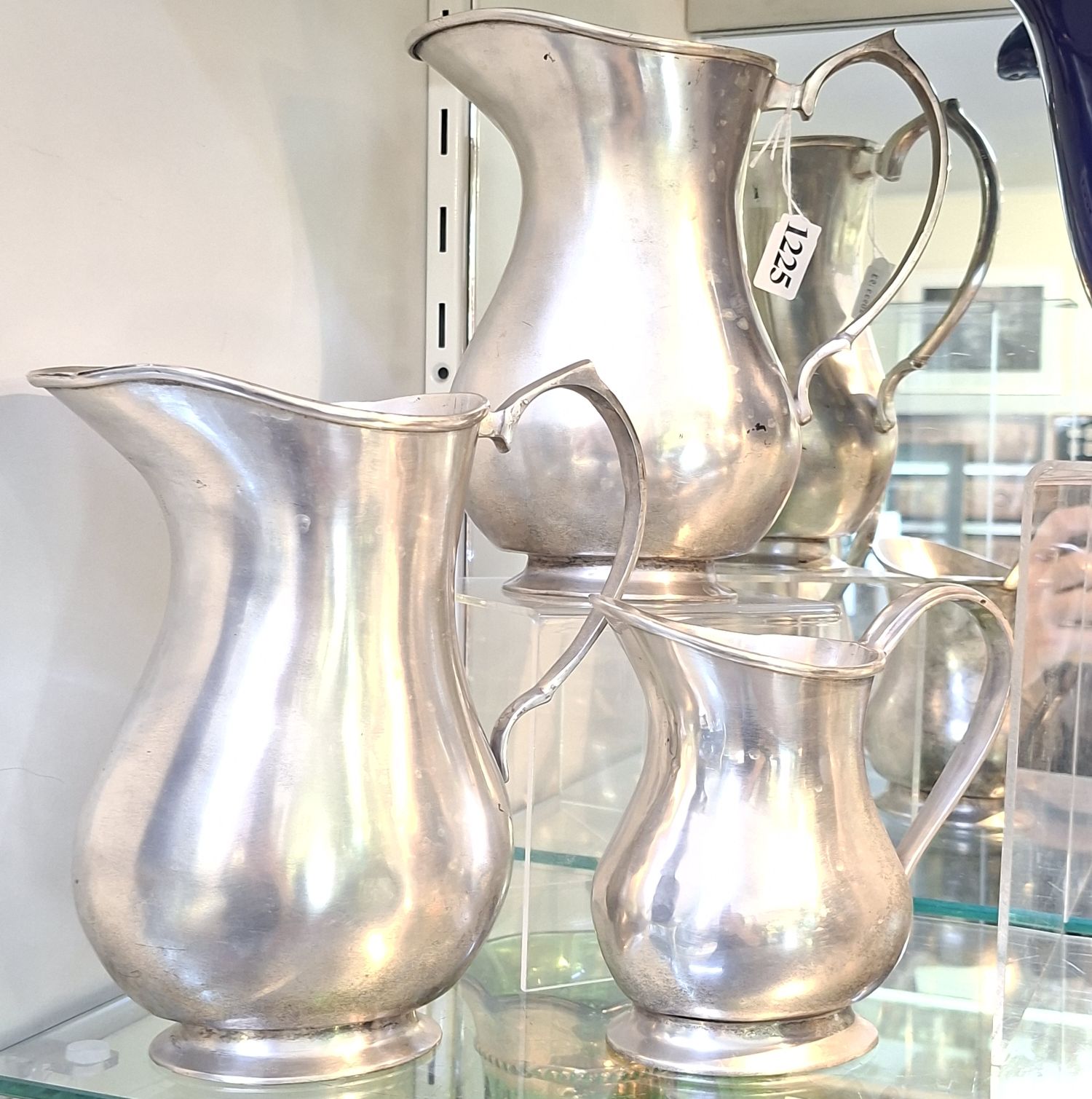 Three Metal Jugs