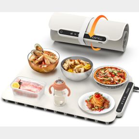 FOOD WARMING MAT, ITRUSOU ELECTRIC WARMING TRAY FULL SURFACE HEATING TO KEEP FOOD WARM OR THAWING, VERSATILE FOOD WARMER WITH 3 TE