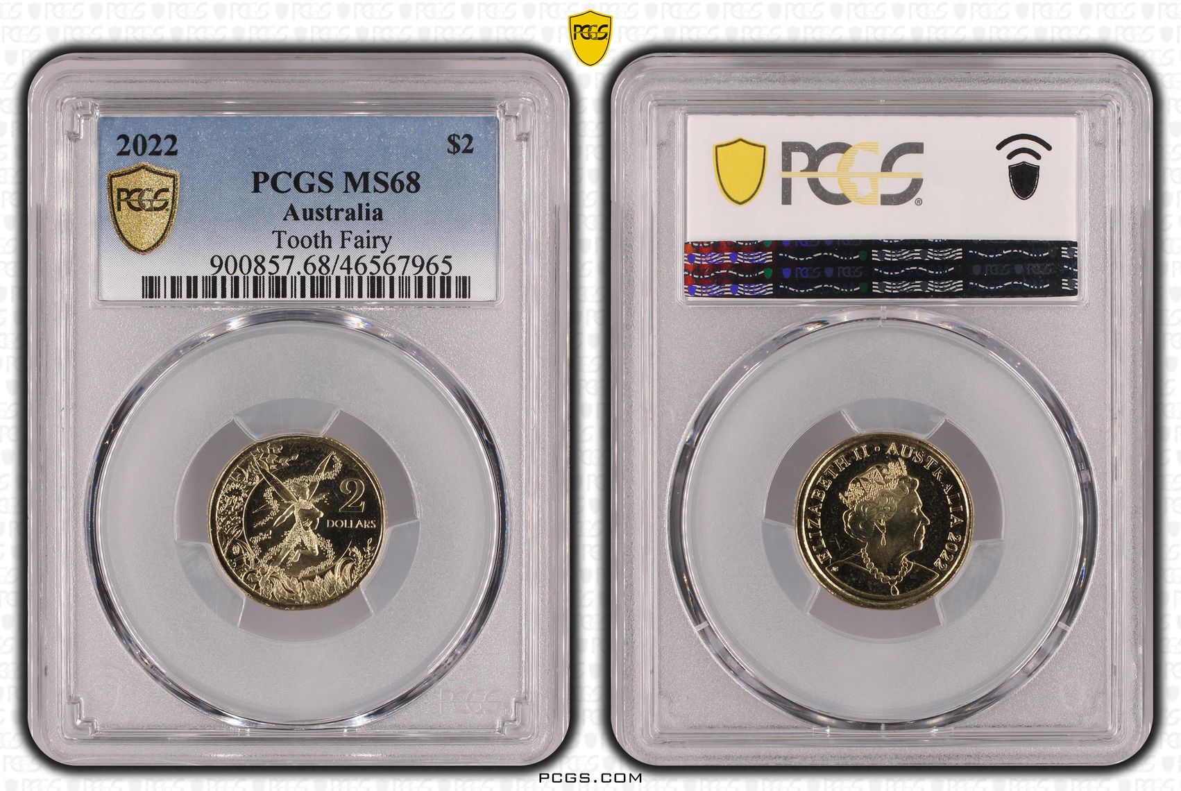 Tooth Fairy, Two Dollar, 2022, PCGS MS68