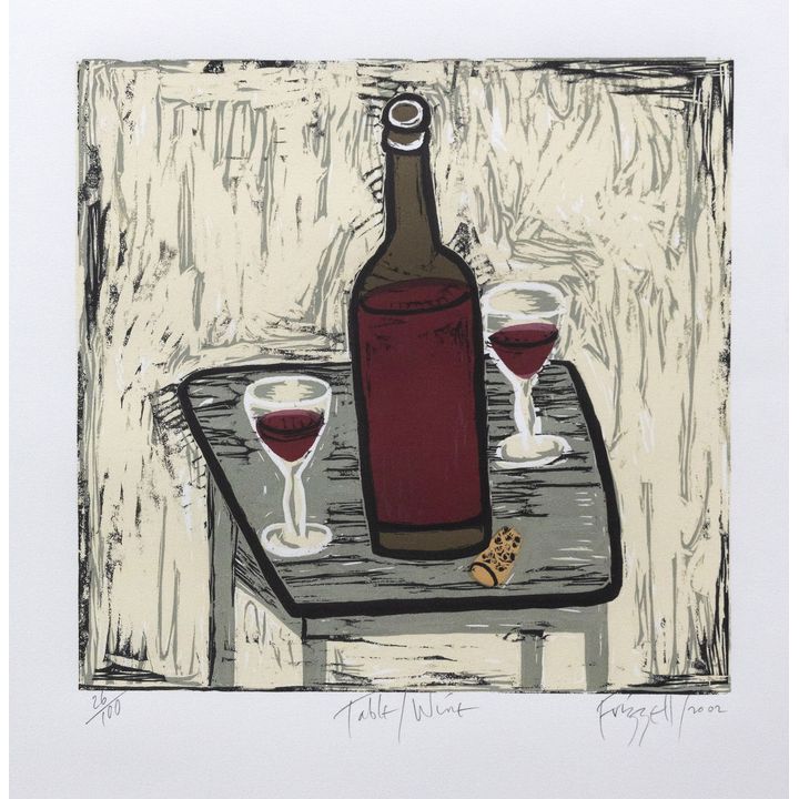 Dick Frizzell 'Table/Wine'