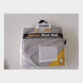OZtrail - Compact Mesh Wall Kit for 2.4m x 2.4m - Black Wall Only | TS 51673/6990 B2 (S6)CB