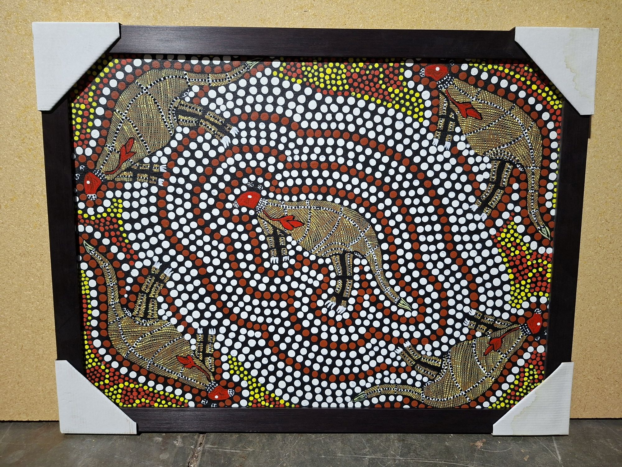 Aboriginal Kangaroos Artwork