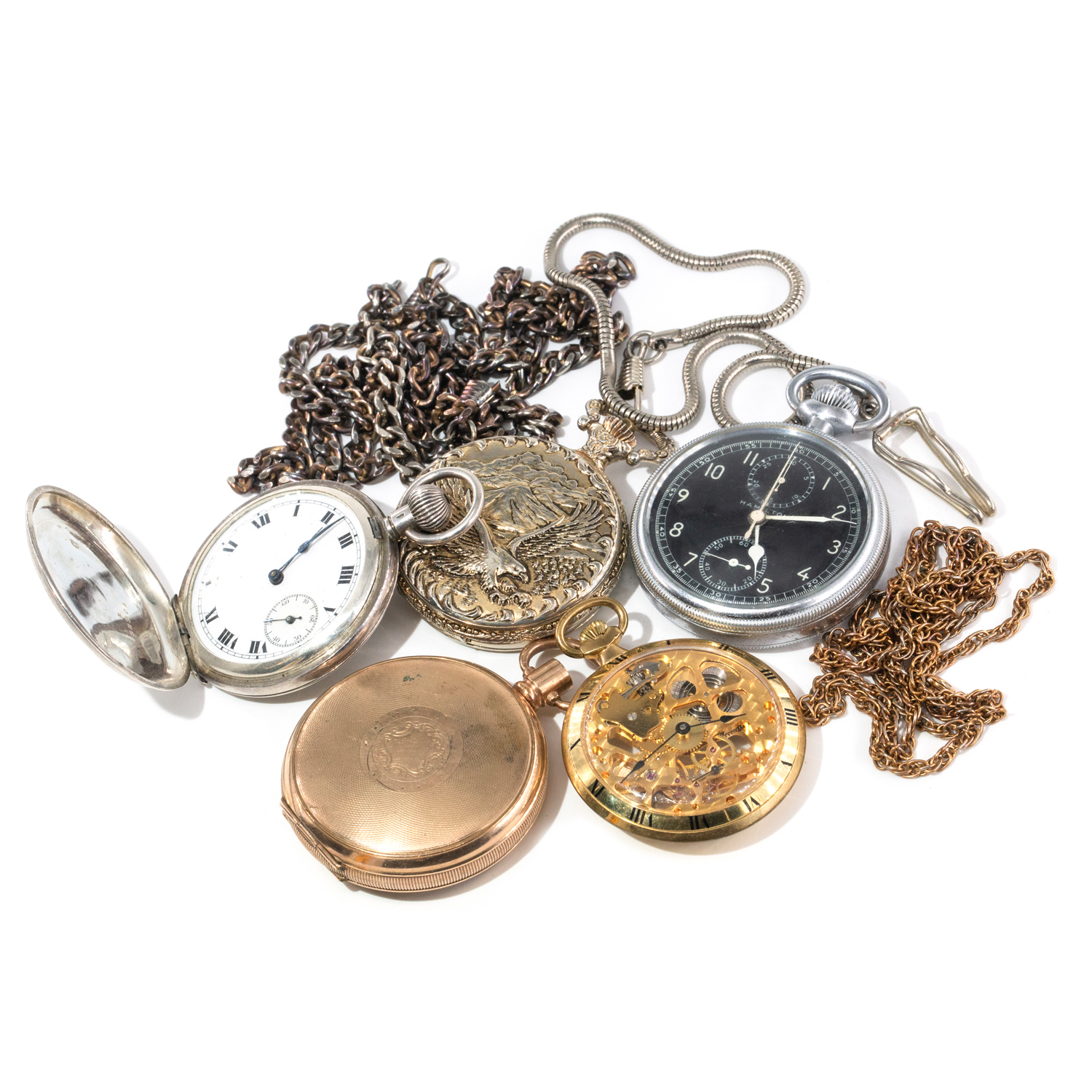 192 · Assorted Pocket Watches, Various Date Origins