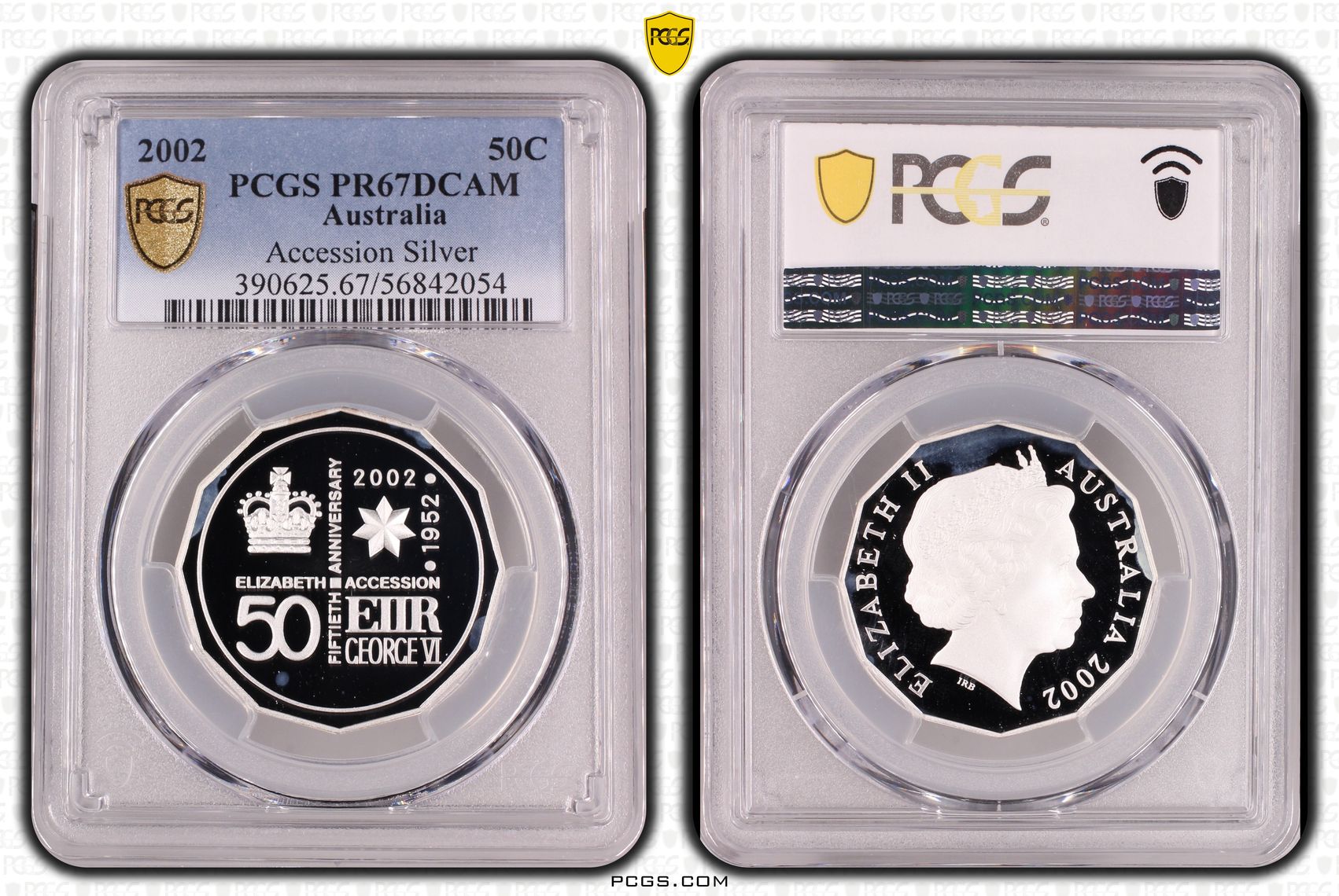 Accession Silver, Fifty Cent, 2002, PR67DCAM