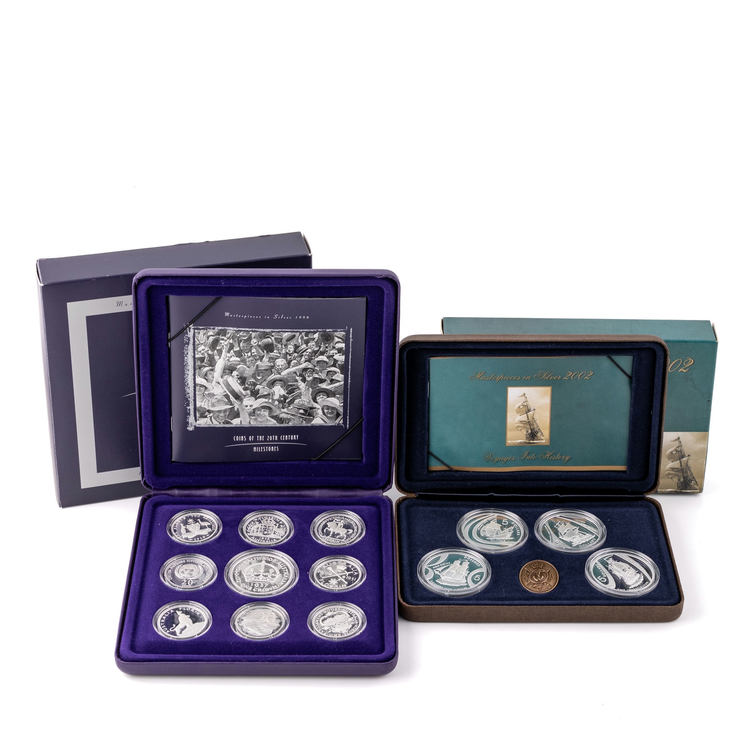 Elizabeth II, Masterpieces in Silver, Accumulation, 1998 - 2002, FDC