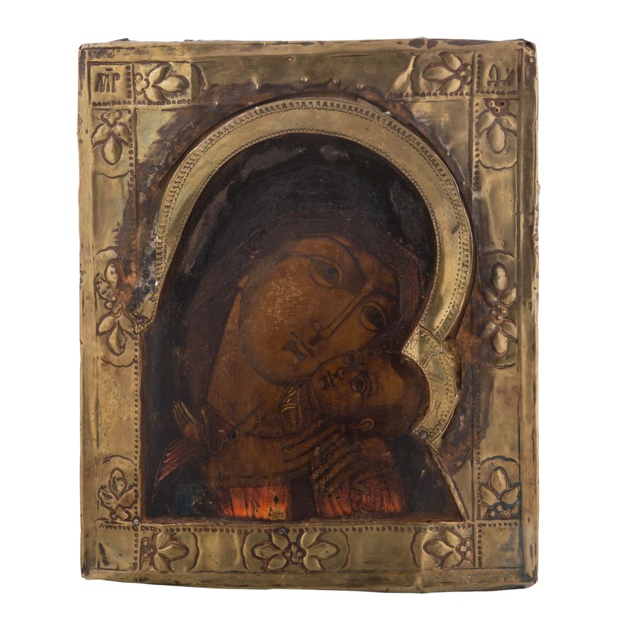 Ikona - Matka Boska Chersońska, Rosja, 2 poł XVIII w.