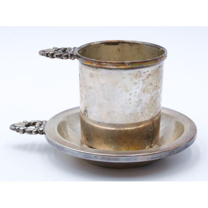2pc American Sterling Royal Danish Cup and Dish 2.5'' to 4.5''