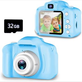 SECKTON UPGRADE KIDS SELFIE CAMERA, CHRISTMAS BIRTHDAY GIFTS FOR BOYS AGE 3-9, HD DIGITAL VIDEO CAMERAS FOR TODDLER, PORTABLE TOY