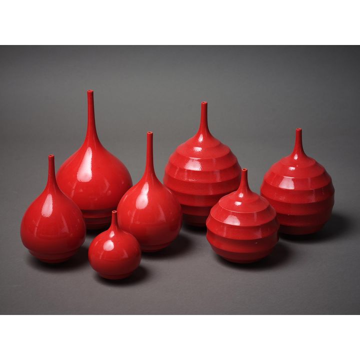 John Parker - Seven spire neck vases