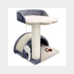 Mix Box Cat Tree Scratcher Playpost Climbing Toy Cat House Gray Beige |