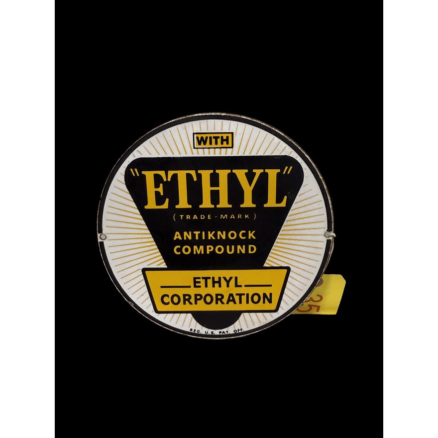 Ethyl Anti Knock Compound SSP Pump Plate Sign