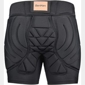 1-2 SHORT BENKEN 3D EVA PADDED SHORT PANTS HIP BUTT PROTECTION SKI BUTT GUARD CRASH PANTS PROTECTIVE GEAR SIZE LARGE