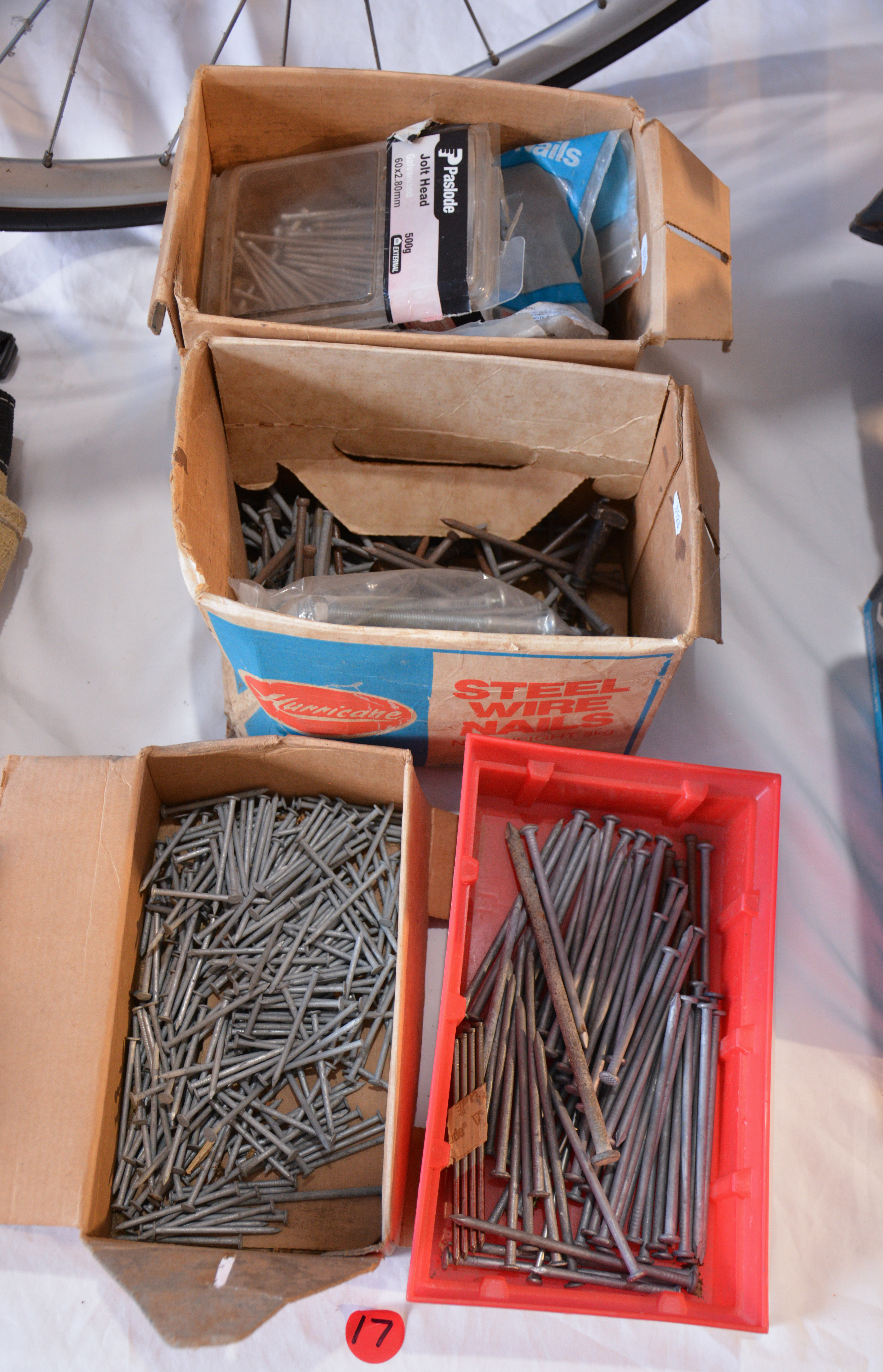 4 Containers of Nails — NZ auction result