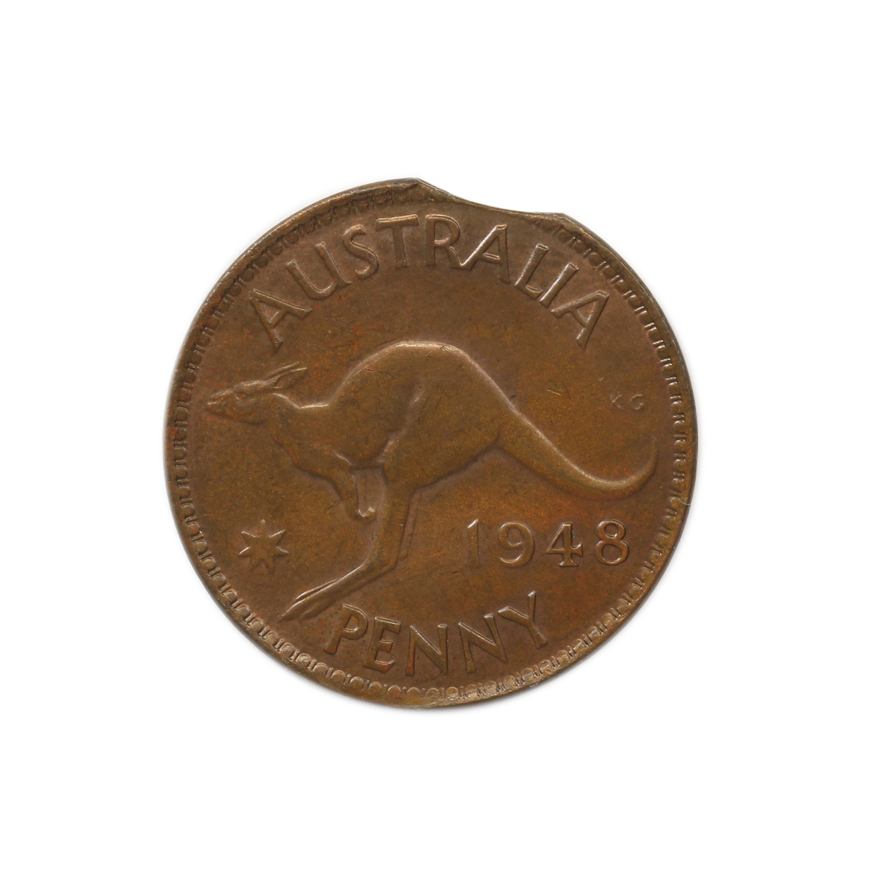 828. · George VI, Penny, 1948, CHU