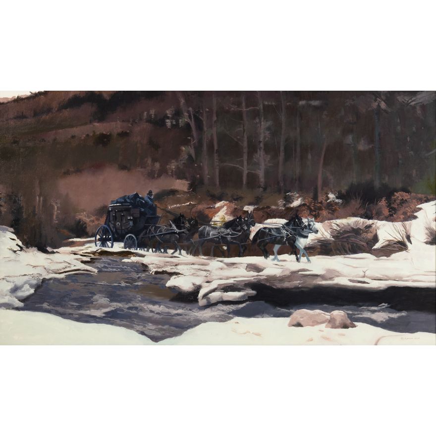 Jim Carson (1942- ): The Winter Overland, 2025