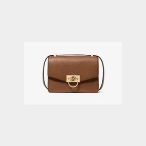 MICHAEL KORS HENDRIX EXTRA-SMALL PEBBLED LEATHER CROSSBODY BAG LUGGAGE - 51230/15924