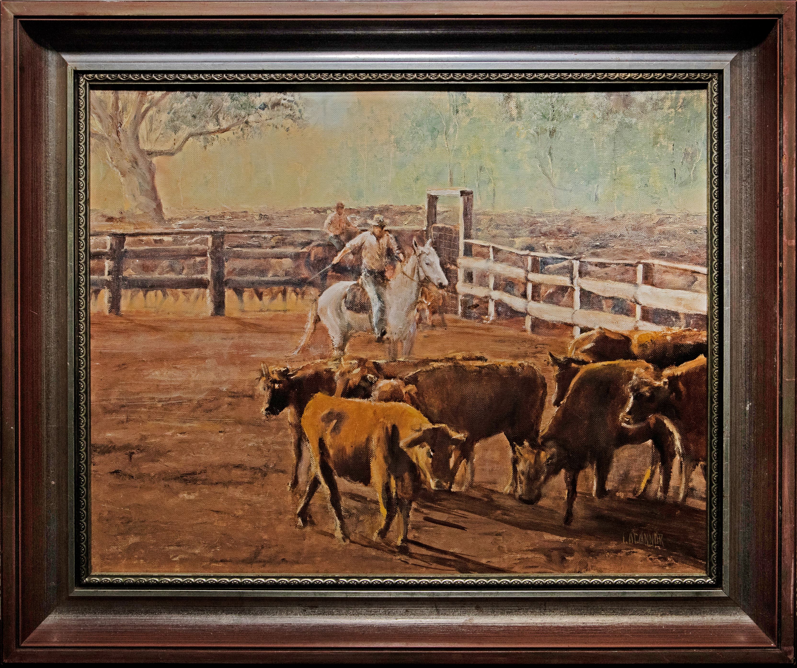497 · Pair of Horse Paintings (Australian Outback)