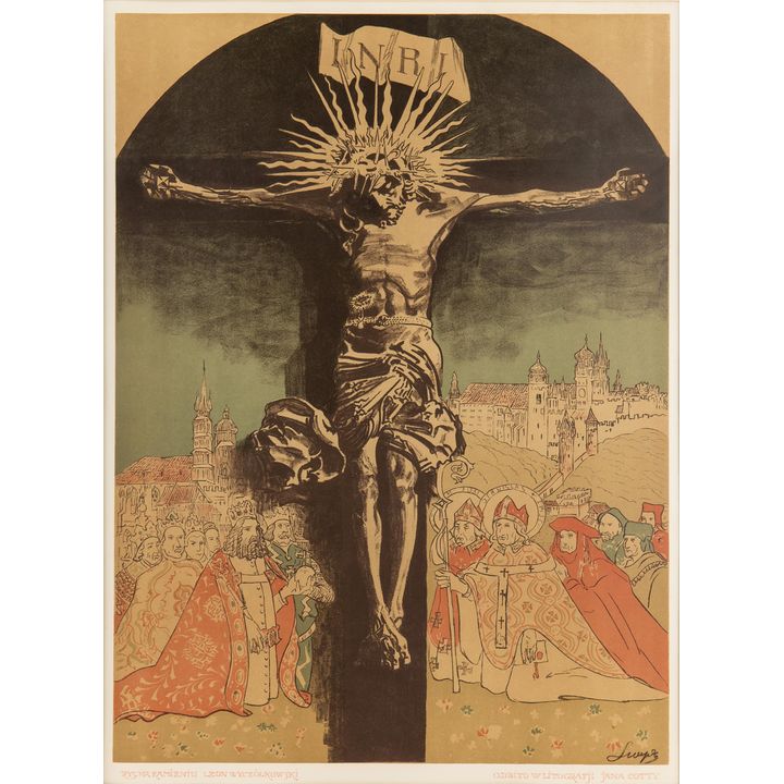 Leon Wyczółkowski | Krucyfiks Królowej Jadwigi z katedry na Wawelu, 1915 r.