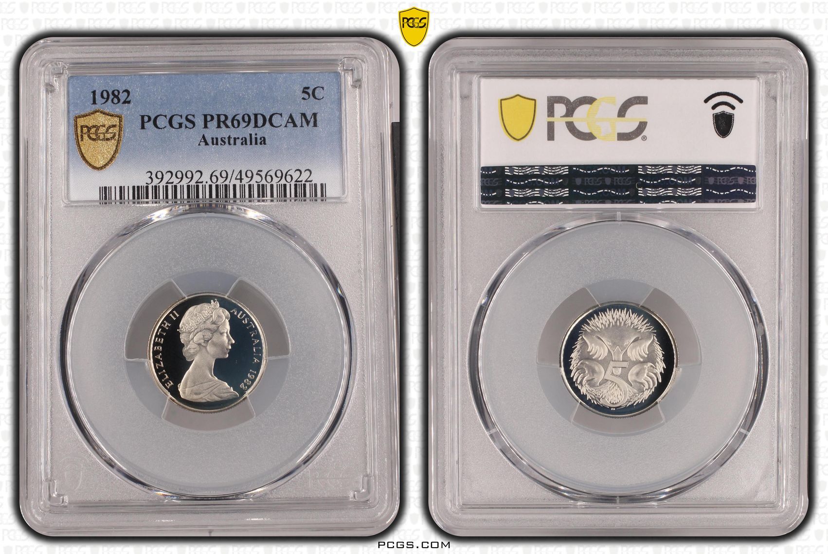 Five Cent, 1982, PCGS PR69DCAM