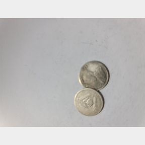 PAIR OF GEORGIVS 3 PENCE SILVER PIECES 2.52G - 50692/59