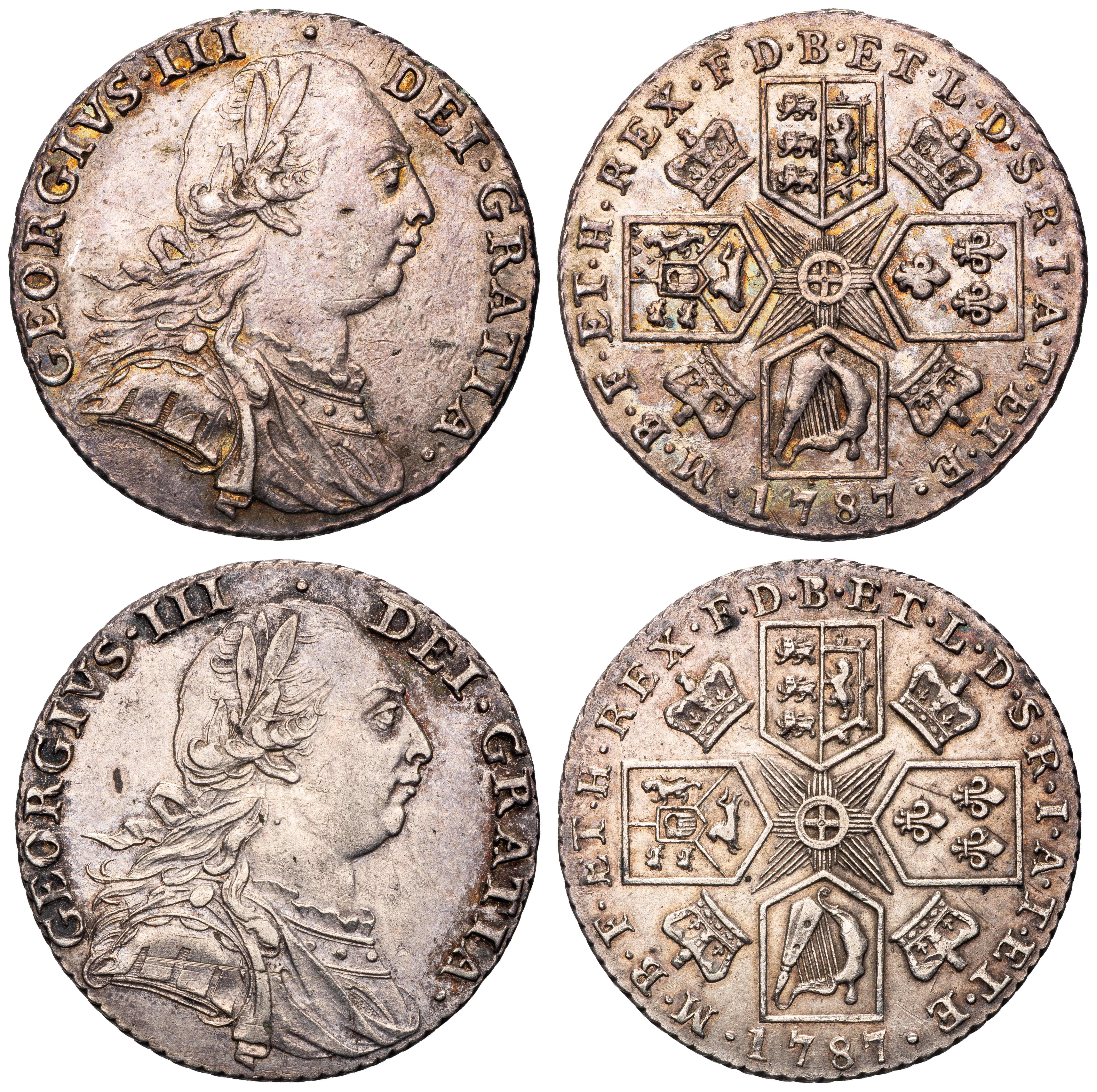 Great Britain, George III, Shilling, 1787, VF