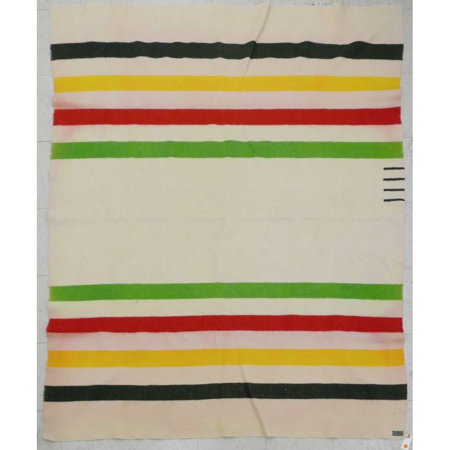 Vintage Pendleton 4-Point Wool Blanket 5'6''x6'6''