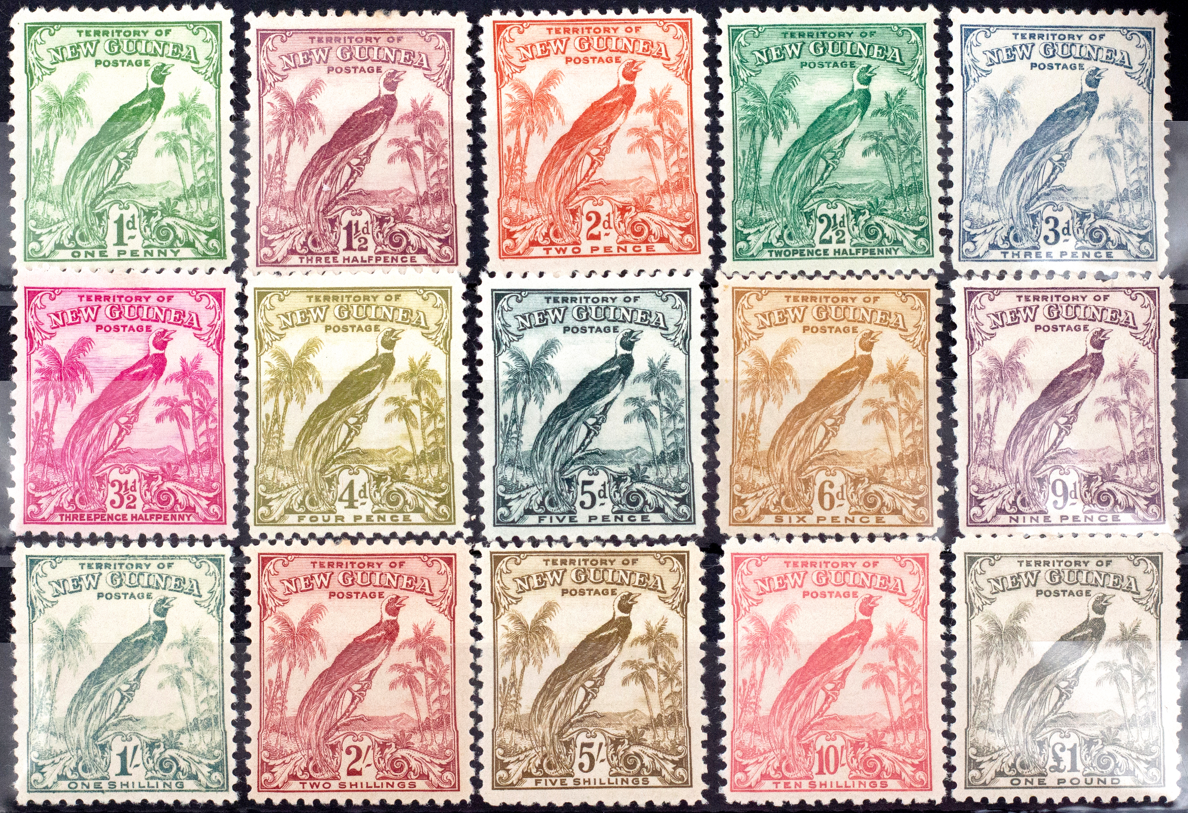 New Guinea, Undated Birds, 1932, Good