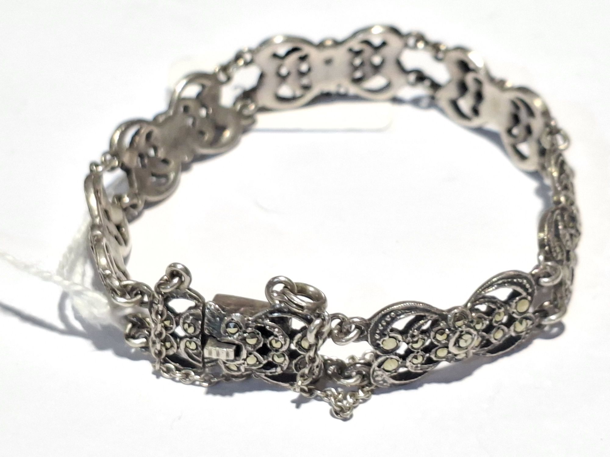 Silver Marcasite Pretty Bracelet