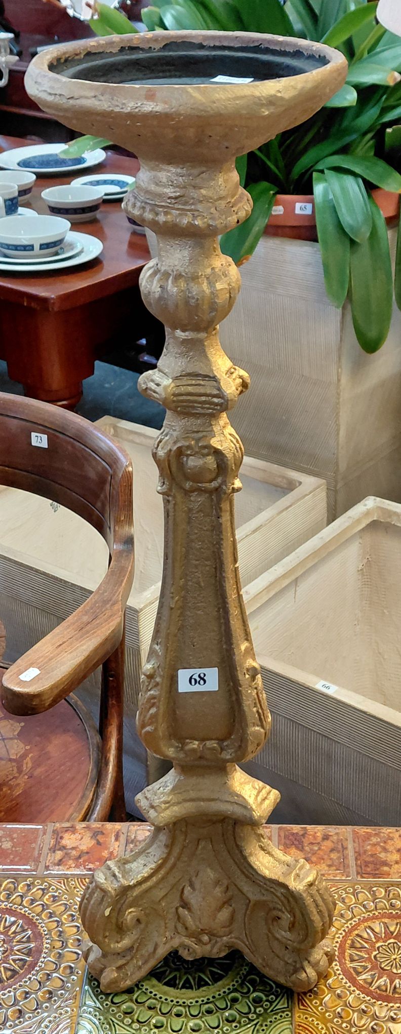 Gold Finish Stand