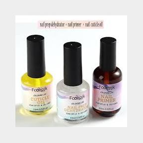 Pro Spa Nail Prep Dehydrator Primer Primer Bonder Cuticle Oil Set |