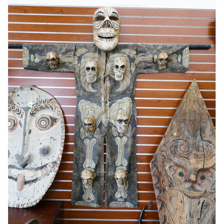 Old Mexican Dia Des Los Muertos Festival Costume