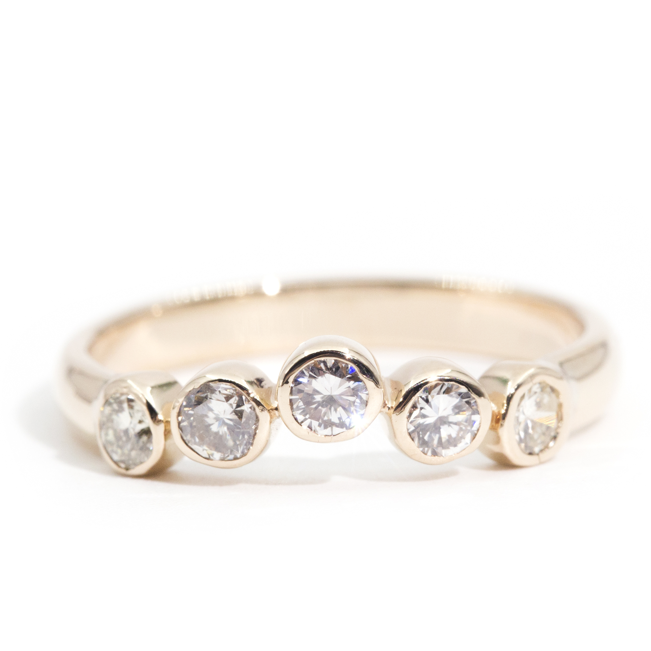 2399 · 0.50 Carat Round Brilliant Cut Diamond 9 Carat Gold Ring