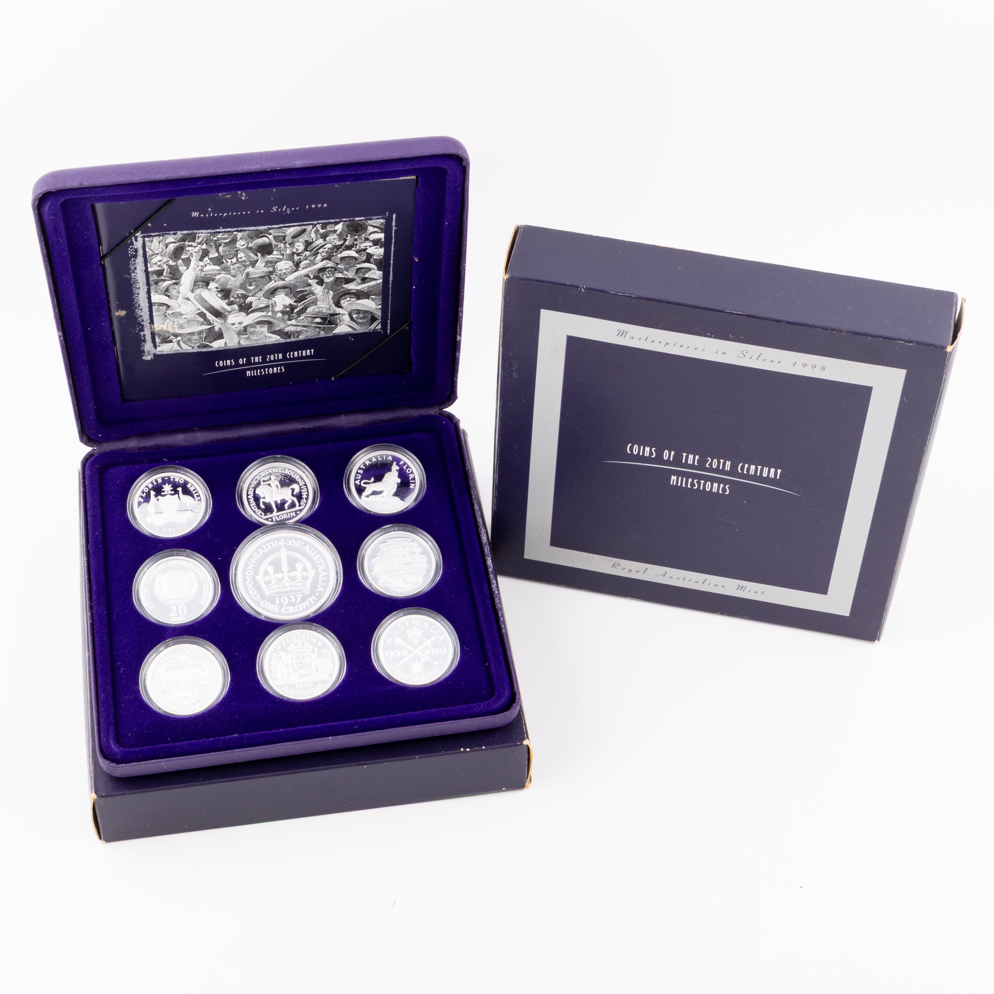 Elizabeth II, Masterpieces in Silver, 1998, FDC