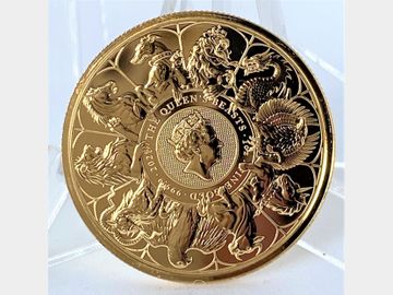 2021 QUEENS BEAST 1oz GOLD COMPLETER COIN