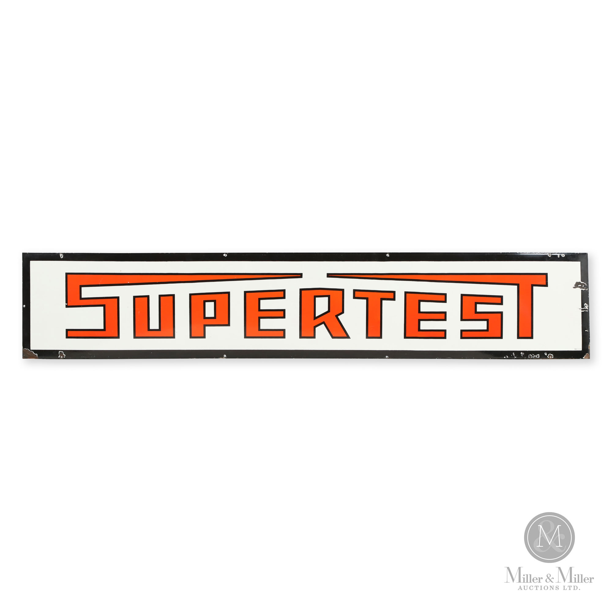 Supertest Service Station 8' Horizontal Sign | Miller & Miller Auctions Ltd