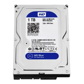 WD Blue 1TB 3.5 SATA 6Gb/s 64MB Internal Desktop/PC Hard Drive WD10EZEX |