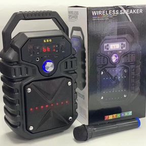 20W LED WIRELESS SPEAKER KARAOKE PORTABLE SPEAKER & USB KBQ1803