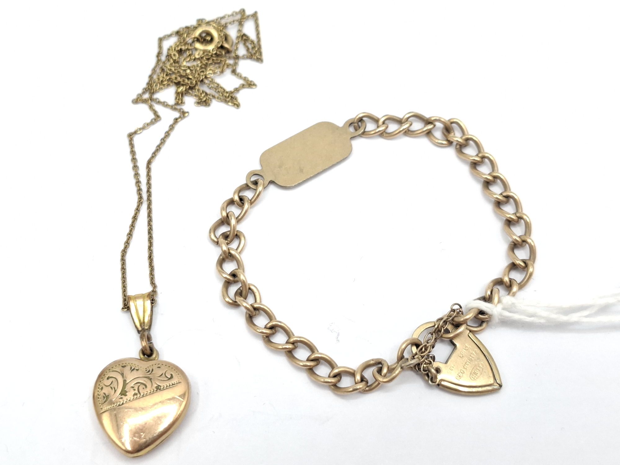 1112 · 9CT GOLD LINED JEWELLERY