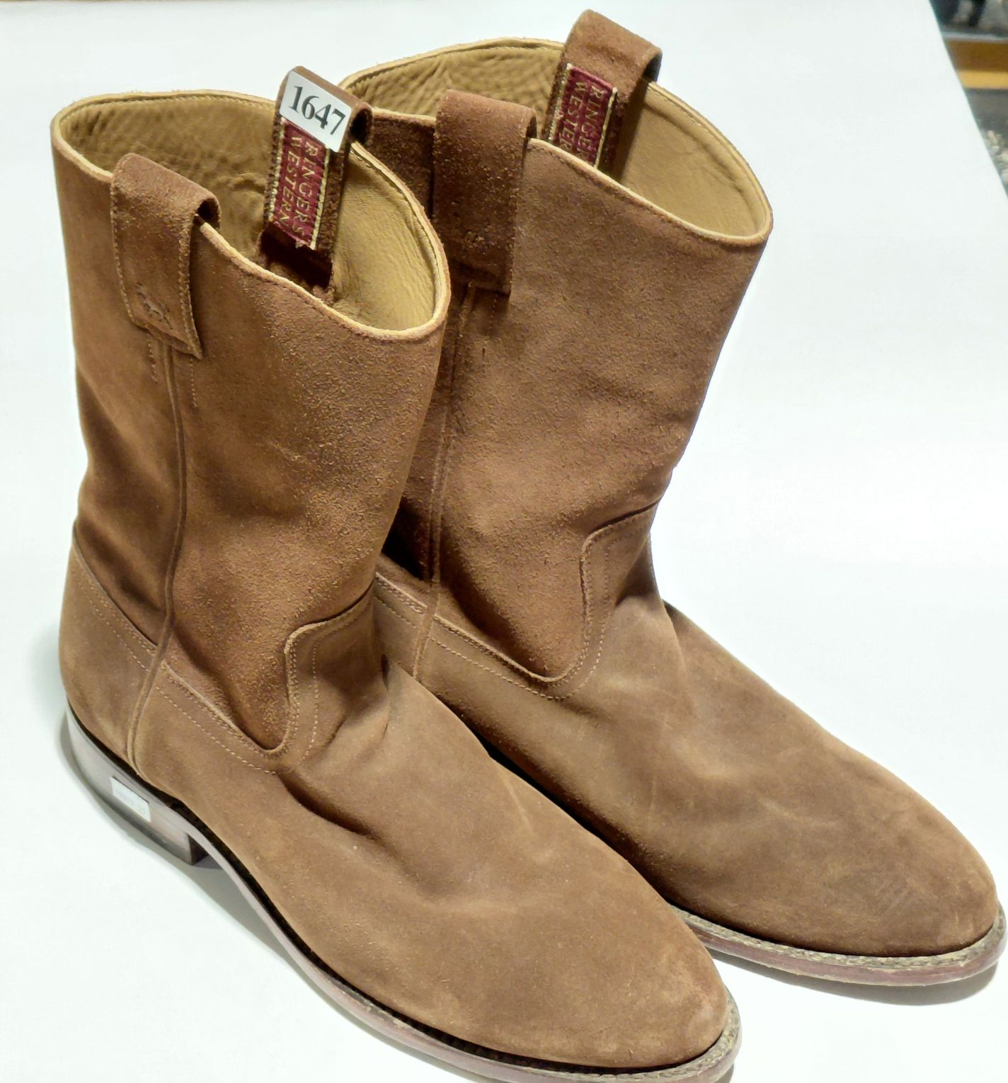 RINGERS WESTERN LEATHER BOOTS