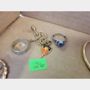 1988 Augusta Class Ring, pendant and other jewelry