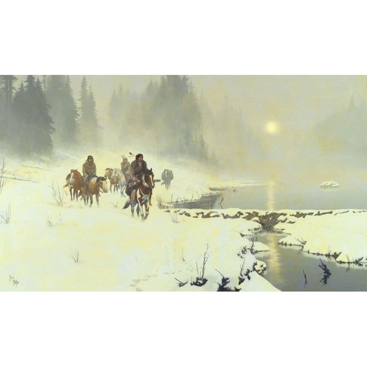 Jacob Pfeiffer (1936-) Pelt Hunters
