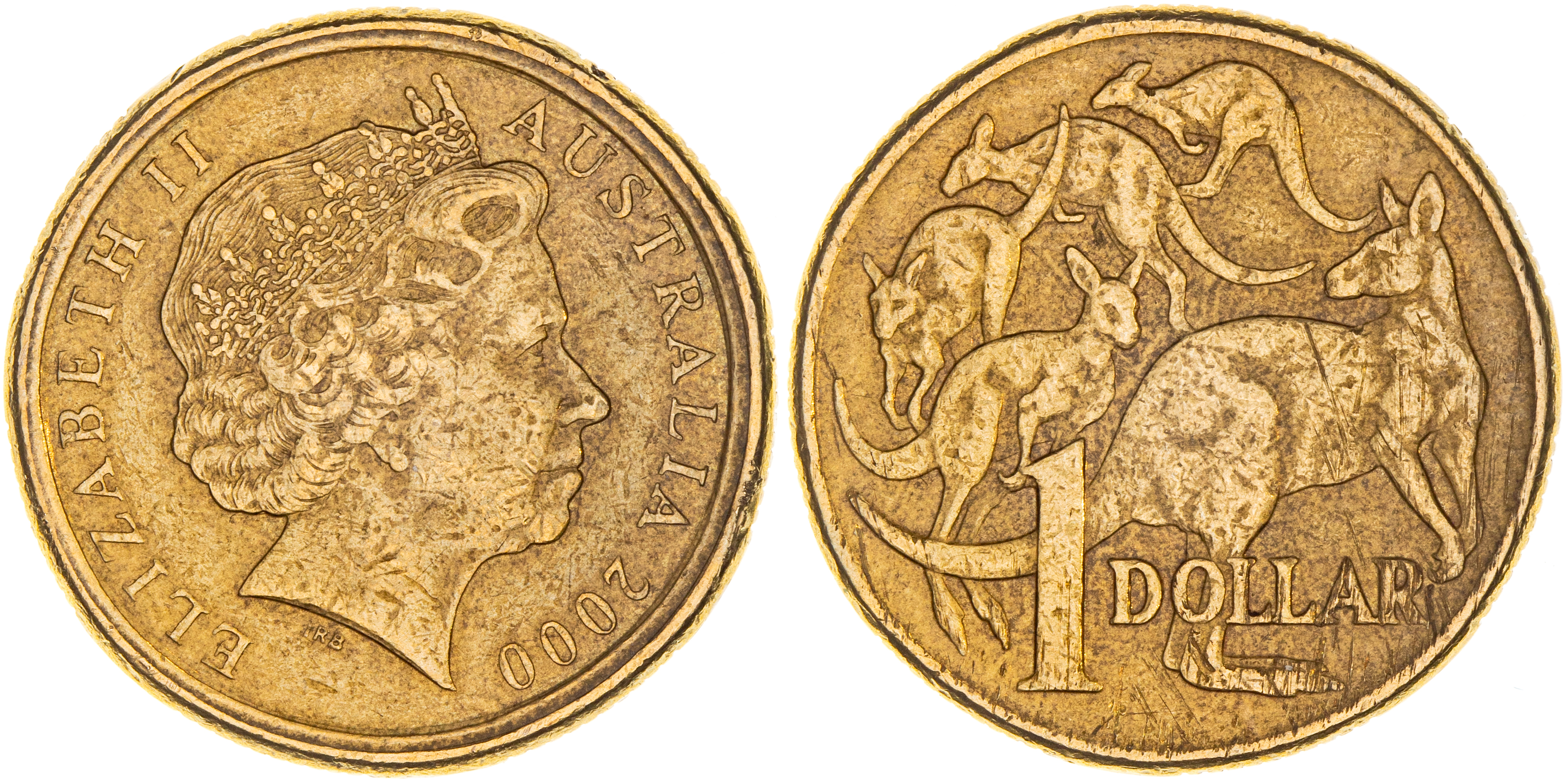 Elizabeth II, One Dollar, 2000, Fine