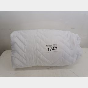 GEORGE AND MASON - DELUXE MATTRESS TOPPER PAD - WHITE - QUEEN