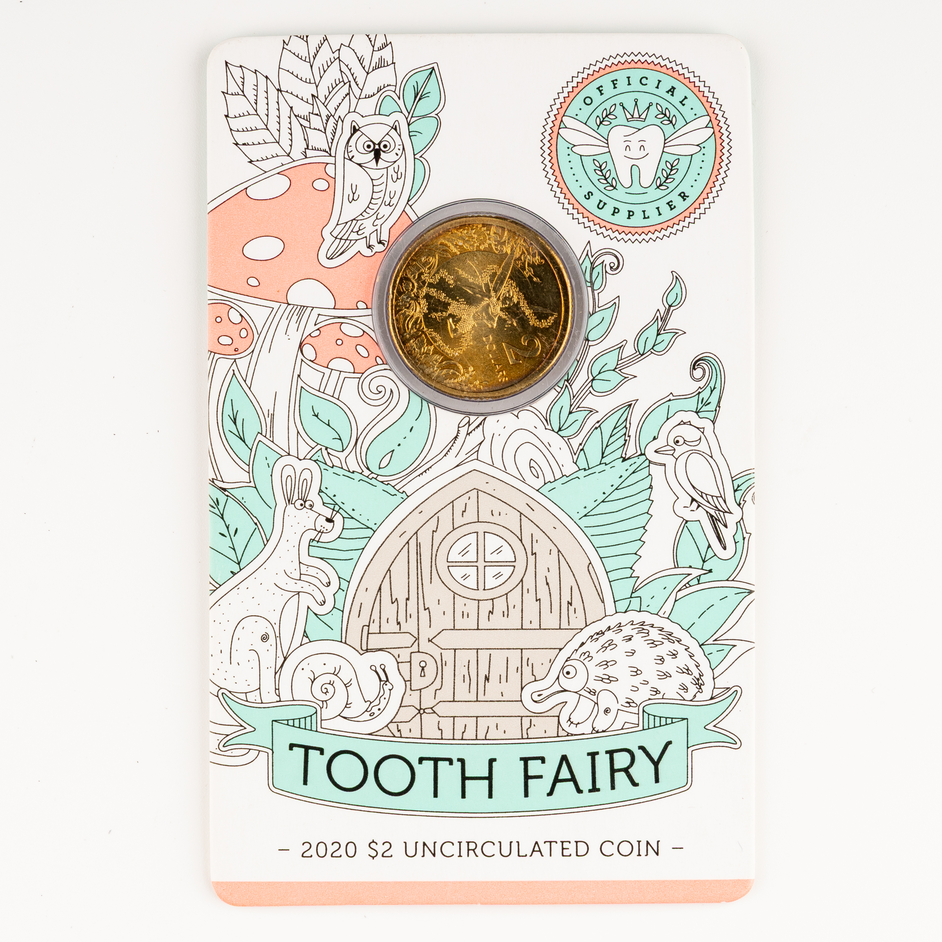 Elizabeth II, Tooth Fairy, Two Dollars, 2020, UNC