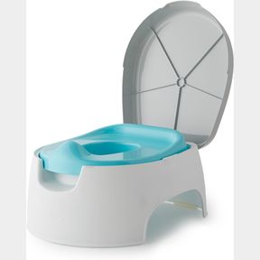SUMMER INFANT 2-IN-1 STEP UP POTTY, GREY