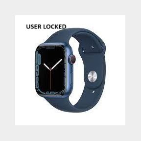 51685/4838-Apple Watch Series 7 GPS Only (45mm) - Blue Case with Abyss Blue Sport Band - HV -USER LOCKED| PK B2 (S3)/