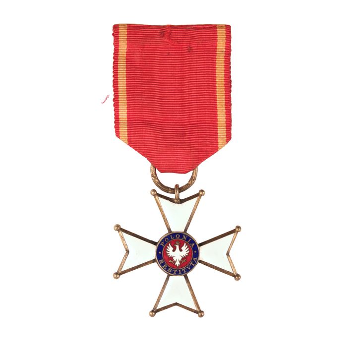 KRZYŻ KAWALERSKI ORDERU ODRODZENIA POLSKI „POLONIA RESTITUTA” V KLASY, 1918 R.