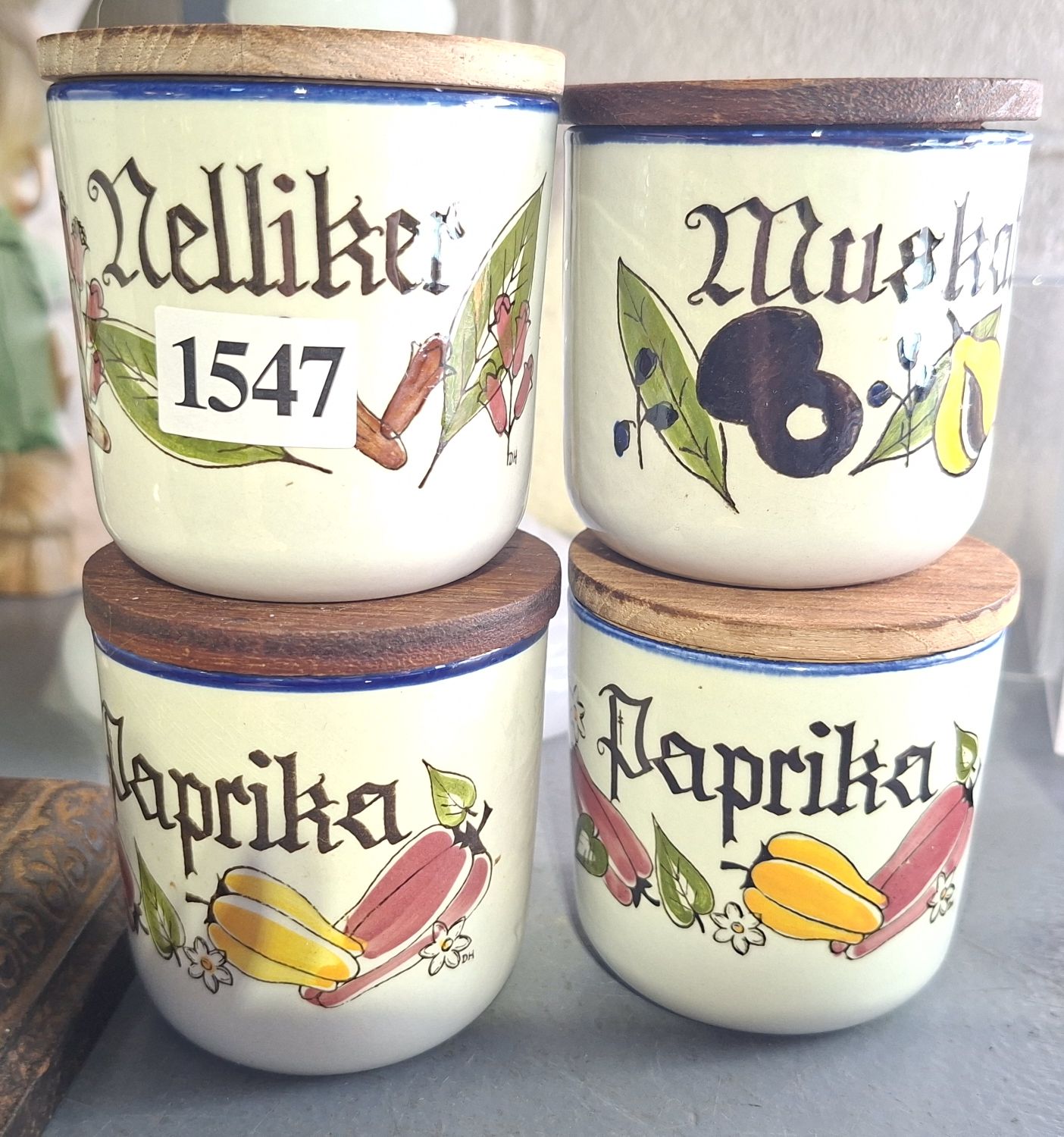 Vintage Danish Spice Canisters