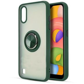 AfroTech Protective Shadow Hard Ring Case Pouch Samsung S21 Army Green Samsung A01 |